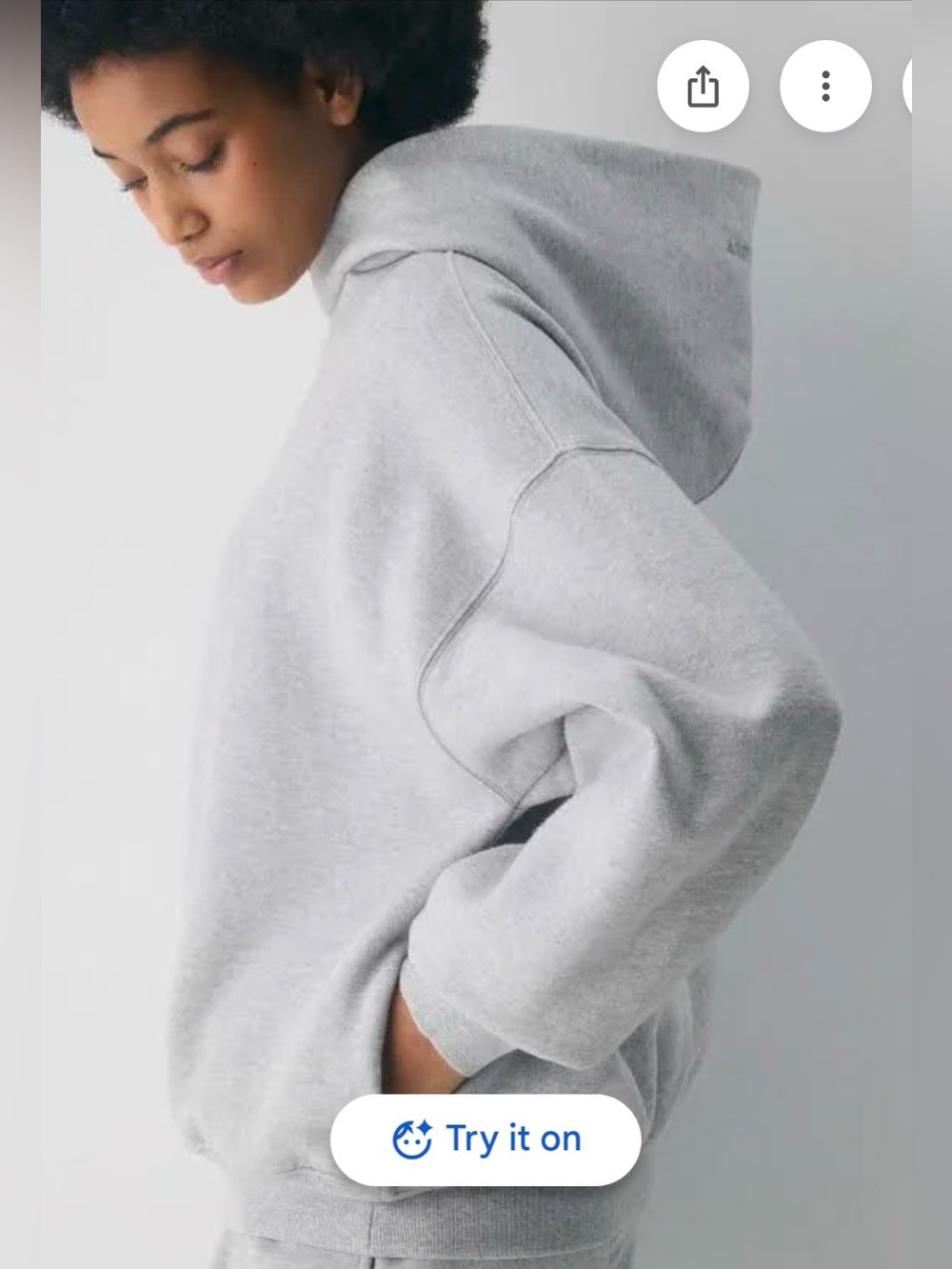 ARITZA sweatfleece hoodie mega fit sz 2 XS
Heather Grey